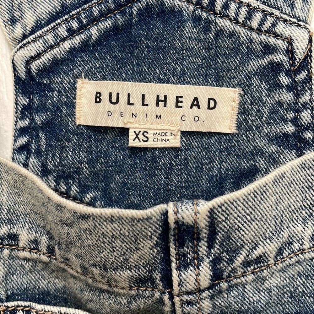 Bullhead Denim Shortalls Size XS - Picture 2 of 4